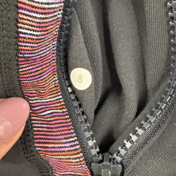 Lululemon Define Jacket Deep Coal Wee Are From Space Black March Multi Size 8 - Picture 6 of 6